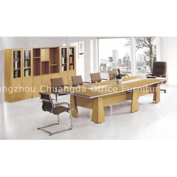 3000W*1500D*750H 25 mm MFC Meeting Room Tables CD-3312 for 10 person
