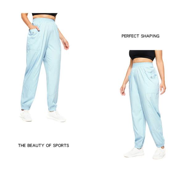 XS--5XL Women'S Plus Size Yoga Wear Elastic Waist Winter Cargo Pants