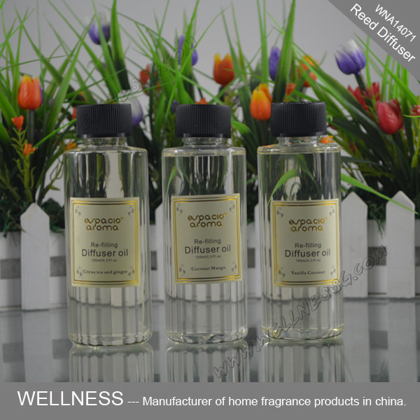 Handmade Plastic Pillar Bottle Refill Diffuser With Customized Logo Sticker