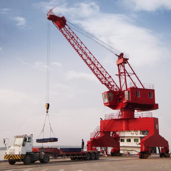 5-150 Tons Single Jib Harbour Portal Crane In Shipyard And Port A6