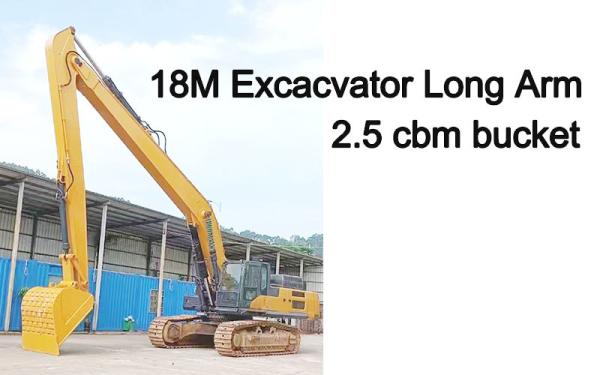 Q690D Long Reach Excavator Long Boom Excavator Long Reach Boom Arm