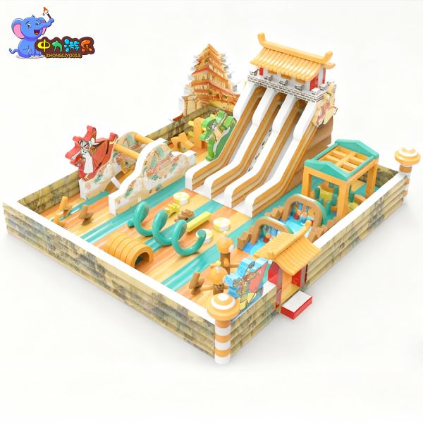 Outdoors Inflatable Bounce House With Slide Inflatable Bouncy Castle for Kids