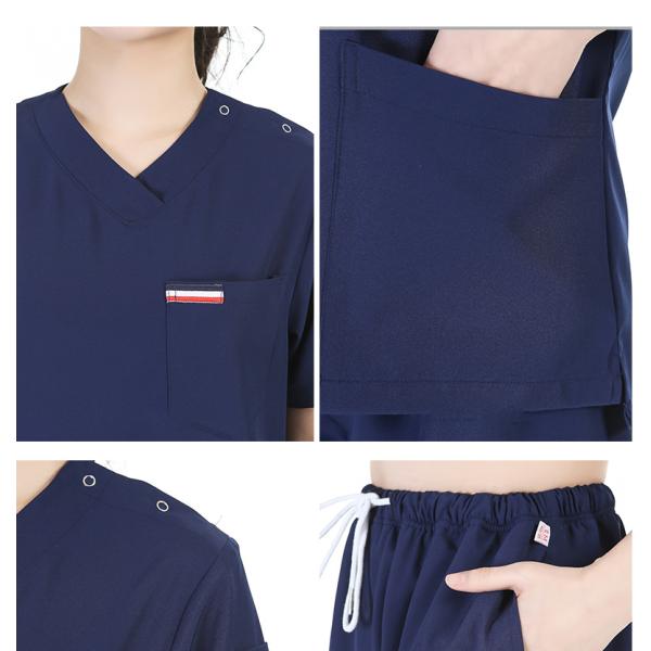 Готовы к отправке экологически чистые переработки предпродажи медсестринские скрабы униформы для женщин