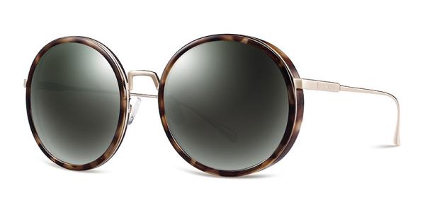 Women Scratch Resistant Sunglasses , Grey Blue Plastic Sunglasses Metal Temples