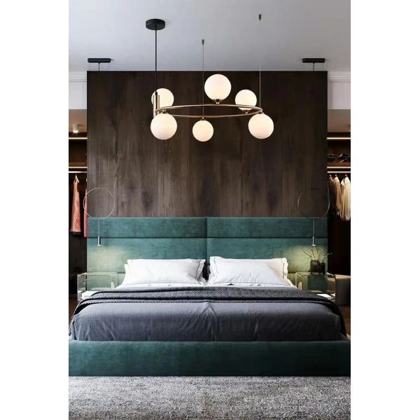 Nordic Magic Bean Galss Chandelier Restaurant Light Glass Ball Pendant Light（WH-AP-673）