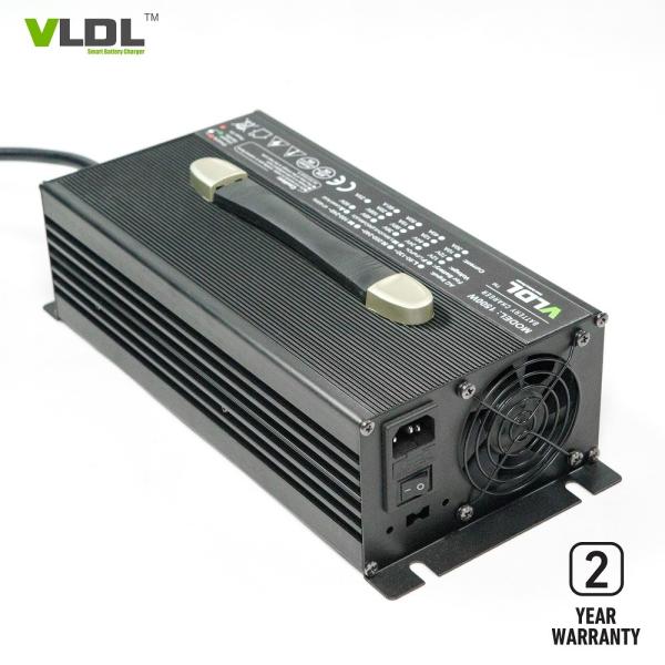 ROHS 48 Volt 25 Amp Battery Charger With LCD Display Charging Status