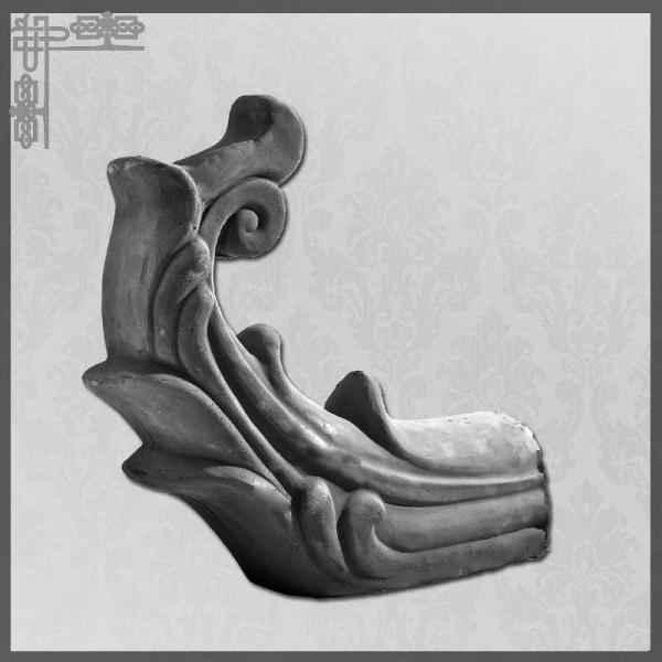 Chinese Style Roofing Materials Roof Ridge Curve Tiles For Garden Pavilion