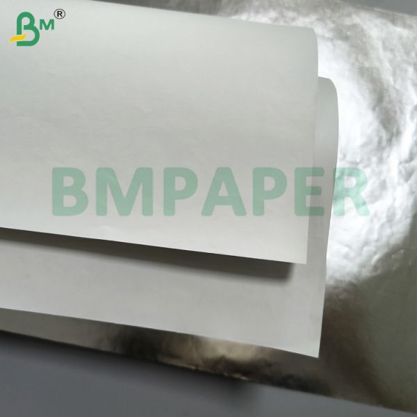 Beer Bottle Label Base Paper One Side Silver & Gold One Side White