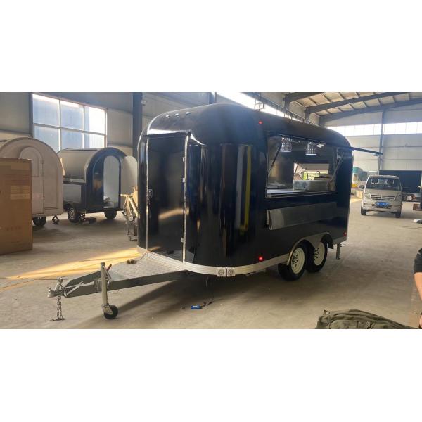 Luxury Airstream Mobile Food Trailer Многофункциональный прицеп для уличных продуктов питания