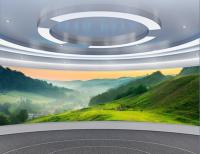 2Écran publicitaire à LED fixe à l'intérieur