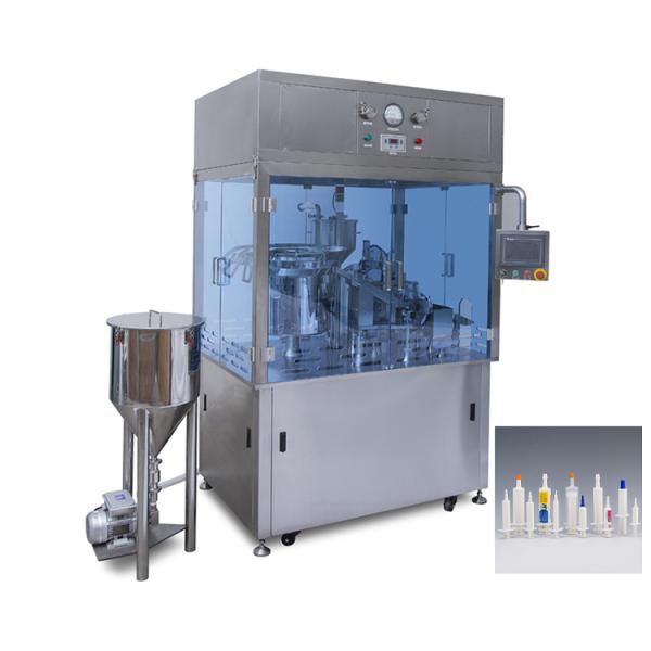 Stainless Steel Syringe Filling And Packaging Machine With PLC Control And 700kg Weight