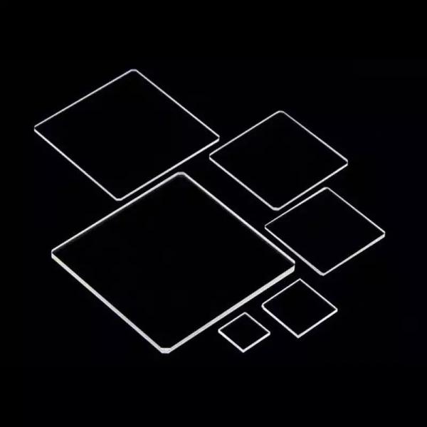 Round Rectangular Transparent Sight UV Quartz Glass Plate