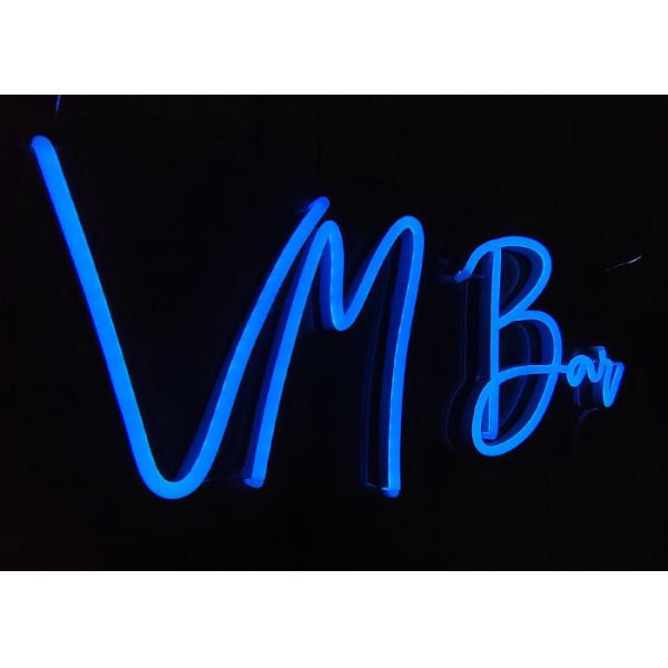 Blue Color 150cm Acrylic Led Neon Name Signs EU Plug