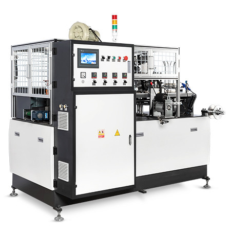 2 бортовых бумажного стаканчика делая PE подогревателя машины Knurling покрыл 250gsm 6,5 KW