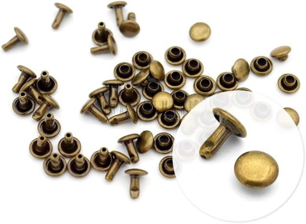 Função de fixação DIN Standard 5mm 11mm Rebites de aço inoxidável de tampa dupla para fixação