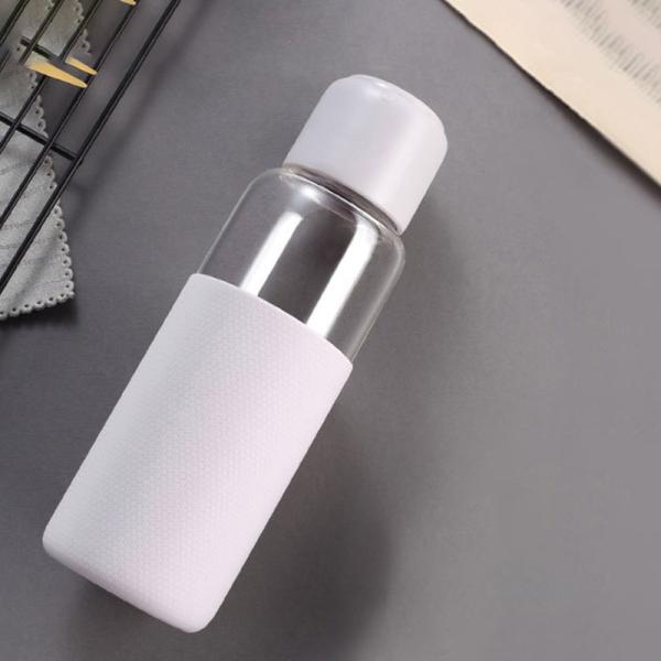 Anti Scalding Unbreakable Glass Water Bottle Custom Logo Printed 350ML Capacity