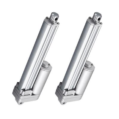 Atuadores Lineares Elétricos Prateados de Tamanho Compacto Outdoor 3500N Robusto Capaz