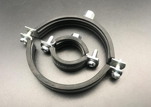 Manufacturer EPDM Rubber Pipe Clamps with Two Side Screws