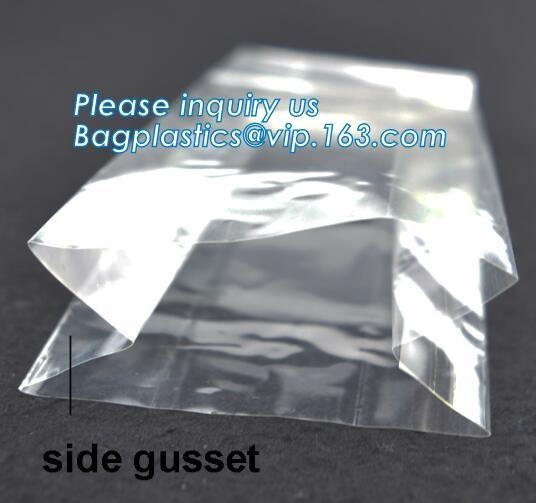 PP Packaging Square Bottom Pouch Bags, Opp Square Bottom Bag Clear Cello Cellophane Plascit Gift Bag Bagease
