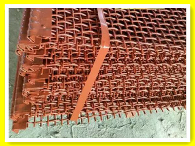 Красная сетка вибрируя экрана камня картины цвета 1.5mm гофрированная