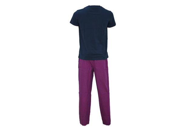 Comfortable Mens Luxury Sleepwear Jersey Shirt Short Sleeve And Woven Printed Long Pants Australian Design