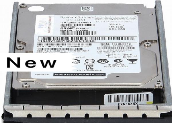 15K RPM 6GB IBM Hard Disk SAS 2.5 81Y9891 81Y9902 81Y9913 1 Year Warranty