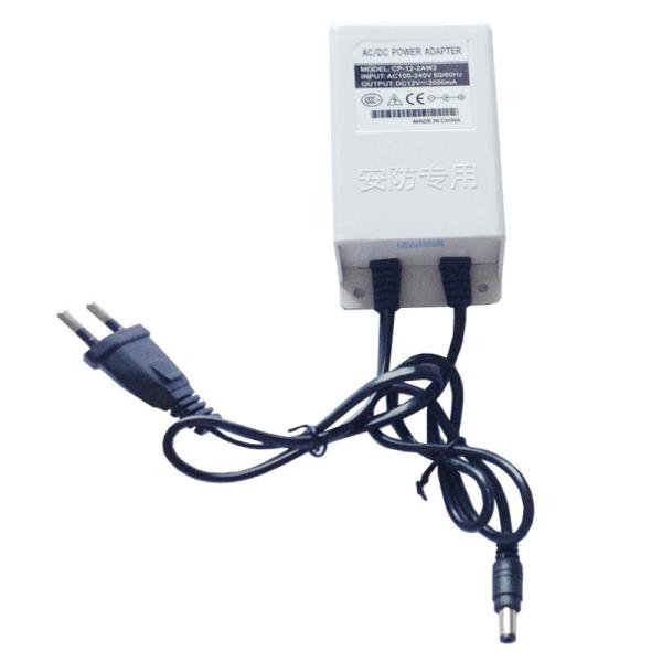 Excellent Water-proof 12V DC Power Adapter with Output Current of 2000mA in