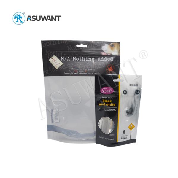 Runtz Stand Up Plastic Drawstring Pet Food Packaging Pack Glossy Bird Bags