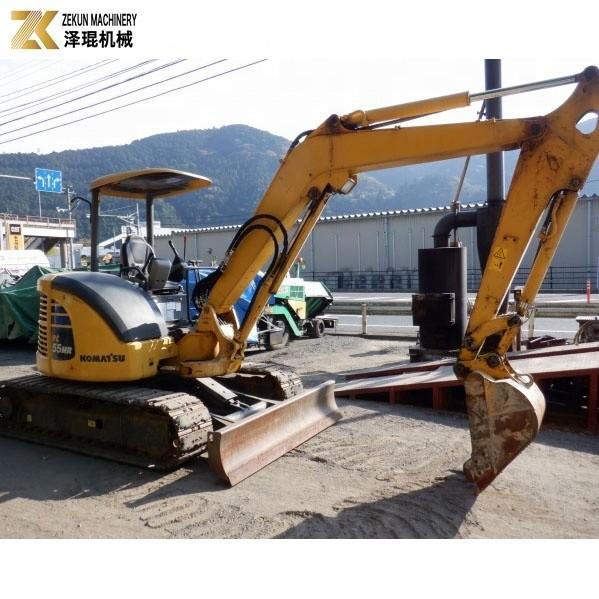 Excavadora japonesa Komatsu PC55MR PC55MR-2 de 5,5 toneladas para edificações e escavações agrícolas