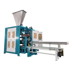 25-50kg/bag Automatic Weighing And Packing Machine for Fertilizer Feed with 5-10 BPM Speed