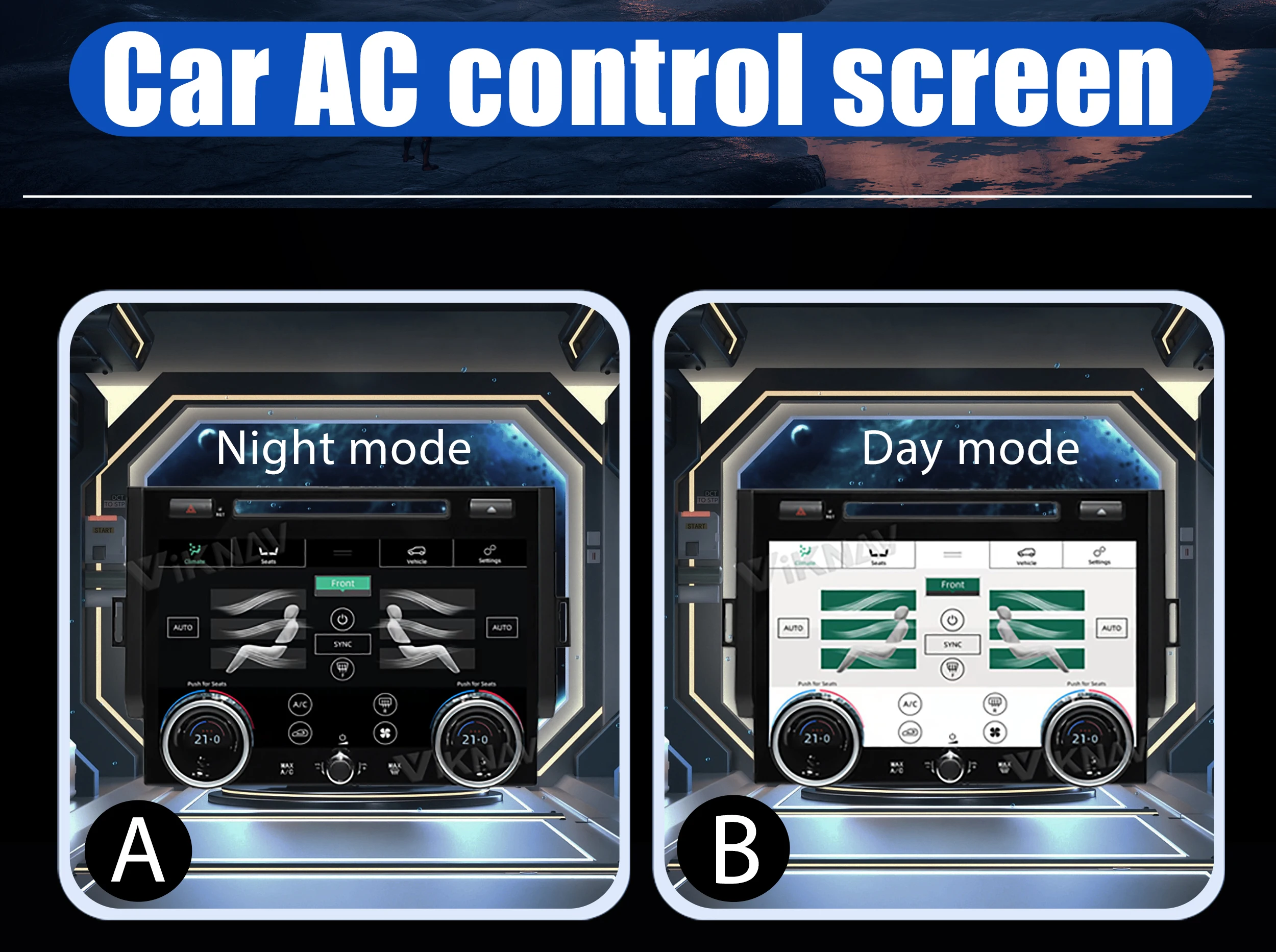 1 Land Rover Range Rover Sport L494 Автомобиль AC панель управления LCD Климат 2013-2017