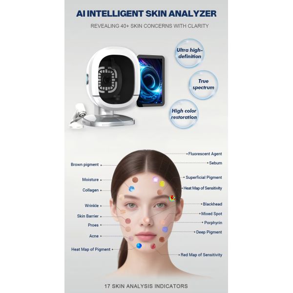B3 High Definition AI Facial Skin Analysis Machine With Cloud Data Storage
