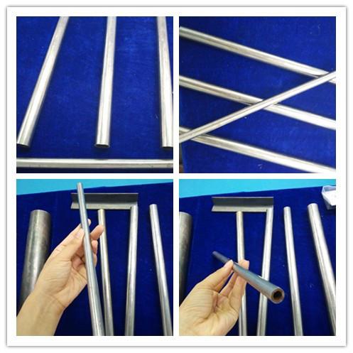 Decorative Bright Surface Small Diameter Metal Tubing 0.8 - 4.5mm Thickness