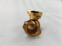 Partes de extrusoras de doble tornillo de latón Bloques de flexión para uso especial