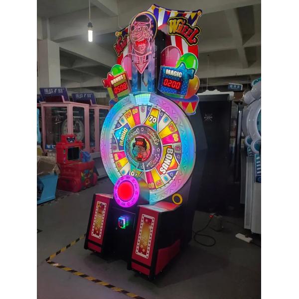 Magicians Wheel Lottery Redemption Game Machine Rotating Wheel Coin Operated Ticket Redemption