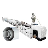 linha de produção grande da tubulação do PVC de 630mm com a extrusora cônica gêmea ZS95/192