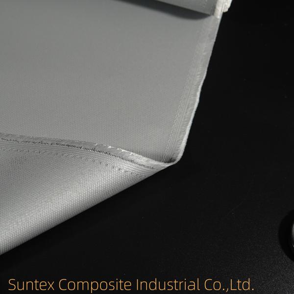Silicone E-Glass Fiberglass Fabric High Temperature Resistance Thermal Insulation Rubber Silicone Coated Fiberglass Cloth