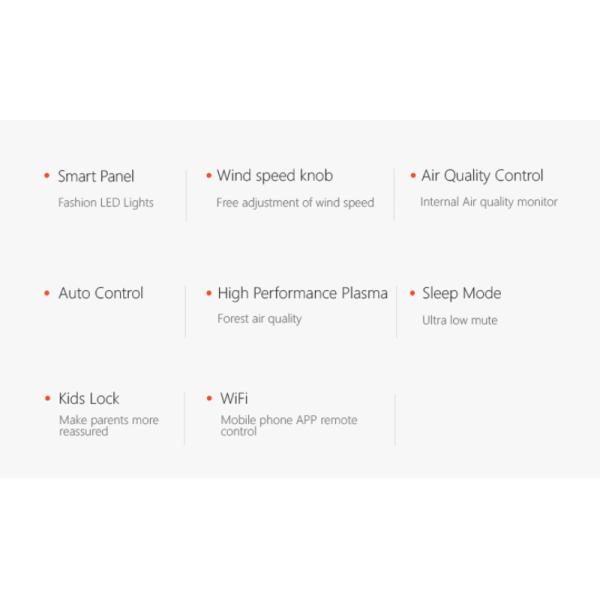 ион увлажнителя воздуха очистителя 60W воздуха дома HEPA 550m3/h 61dB отрицательный