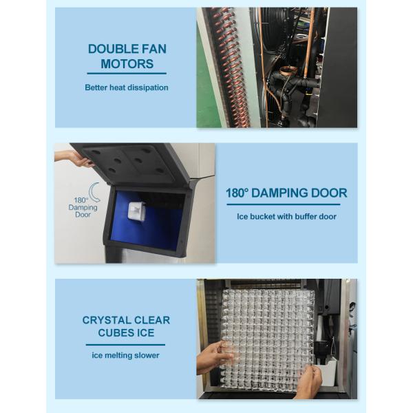 300kg Automatic Ice Machine Stainless Steel 150kg Automatic Sphere Ice Maker