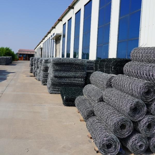 Galvanized Iron Wire Heavy Gabion Basket Sizes Zinc Coated Wire Mesh Stone Cage Box