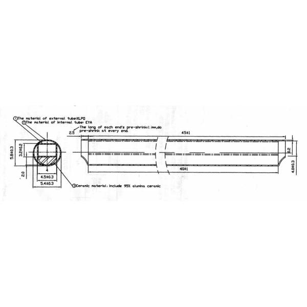 Custom Length Fiber Optic Splice Sleeve For Single / Ribbon Fiber ROHS Approval