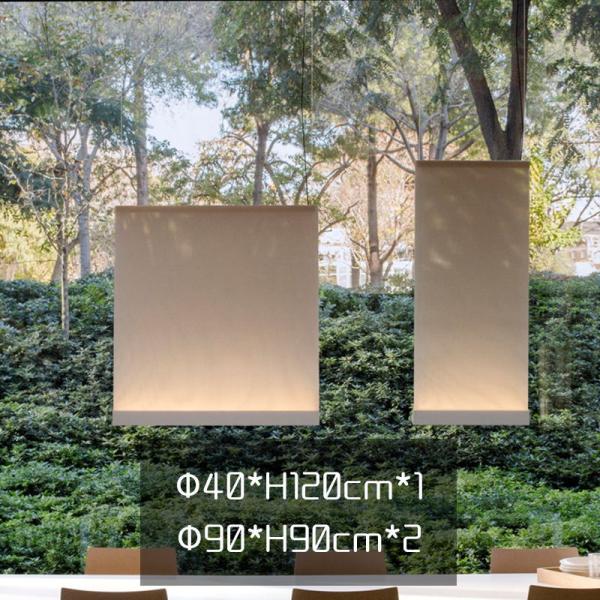 Винтажный искусство ткань Свет Зен чайная комната Гостиница Гостиница Ресторан Подвесная лампа