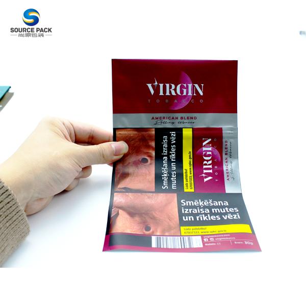 Пустой пакет для упаковки табака GV с резьбой ручной трубки для табака