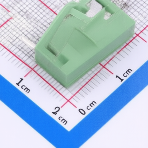 Single row screw terminal block chxunda XD127V-5.0-3P-V with 5 millimeter pitch and multiple color options