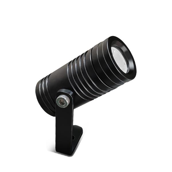 12V 24V IP65 Aluminium 1W Led Garden Spot Light Anodizing Body With Anti-glare Hood Compact Design For Outdoor Lighting