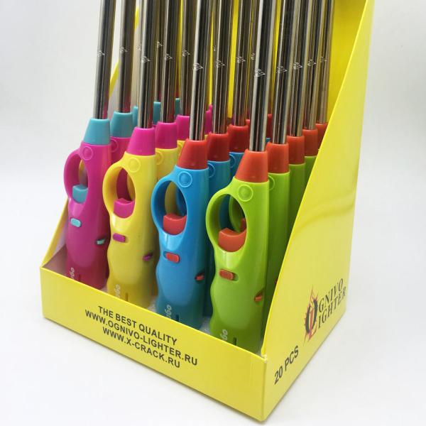 2023 Кухня Популярная электронная зажигалка Настройка логотипа Наполняемая свеча BBQ-зажигалка