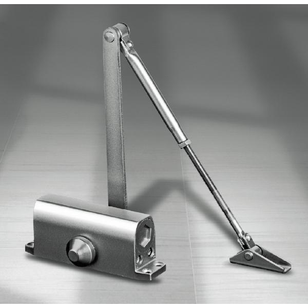 Small Size Internal Door Closer , Silent Auto Hold Door Closer For 45kg Door