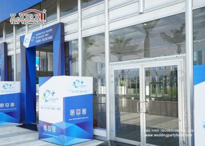 Parede de vidro resistente ao calor das barracas exteriores transparentes da exposição