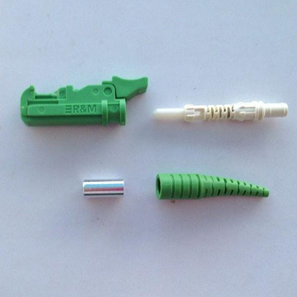3.0mm DIN Fiber Optic Field Assembly Connectors / Apc Fiber Connector
