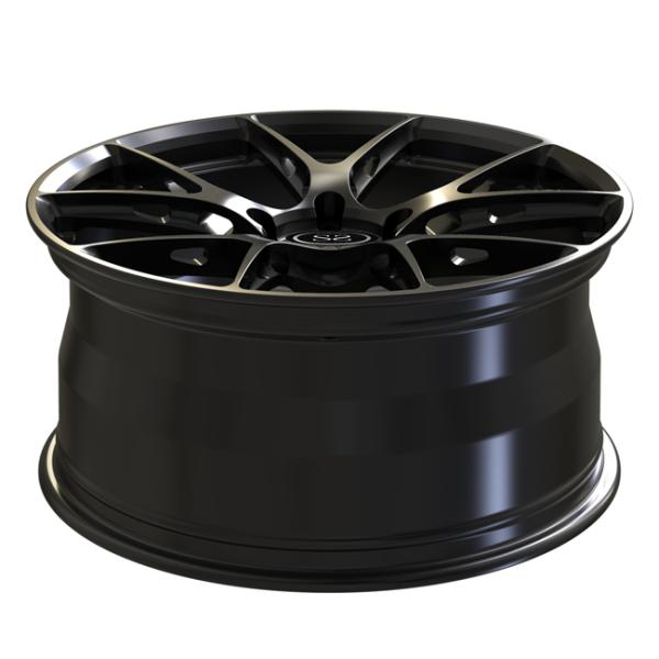 Black Spoke 1 PC Forged Wheels 19inch Staggered For Audi S4 Luxury Car Rims